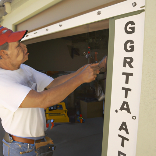 Los Angeles Garage Doors Pro technician working on repairing a customer's garage door